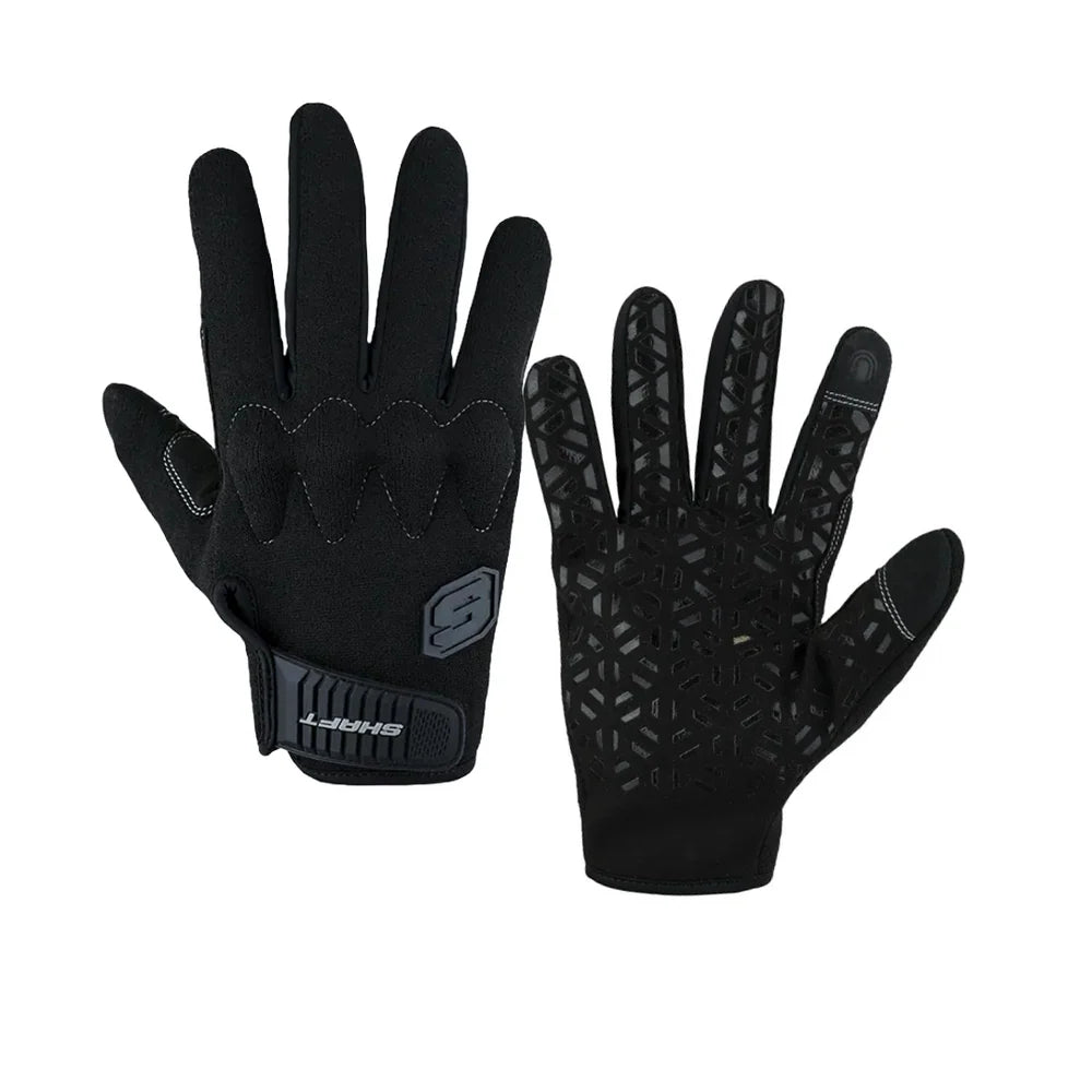 GUANTES DE PROTECCIÓN MOTO SHAFT DASH NEGRO