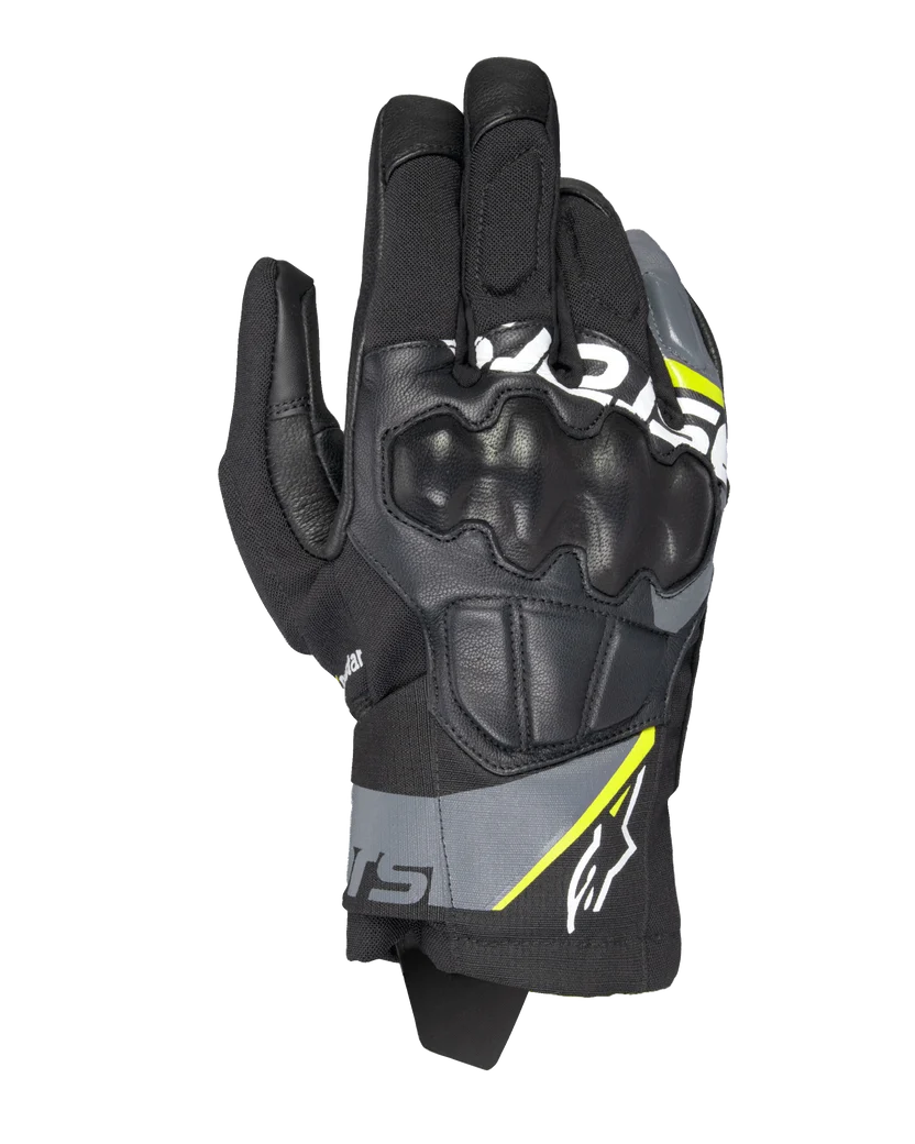 GUANTES IMPERMEABLES ALPINESTARS COROZAL V3 DRYSTAR NEGRO GRIS AMARILLO