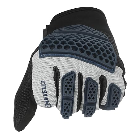 GUANTES ROYAL ENFIELD STREET ACE V2 AZUL GRIS