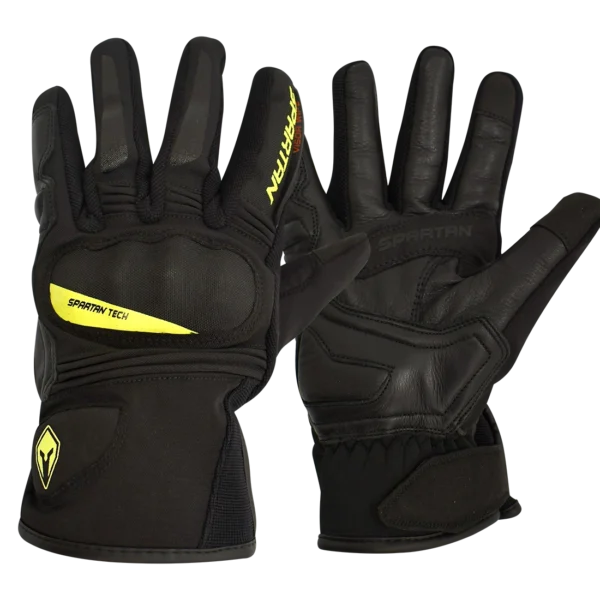 GUANTES PARA MOTO SPARTAN FIORE NEGRO VERDE