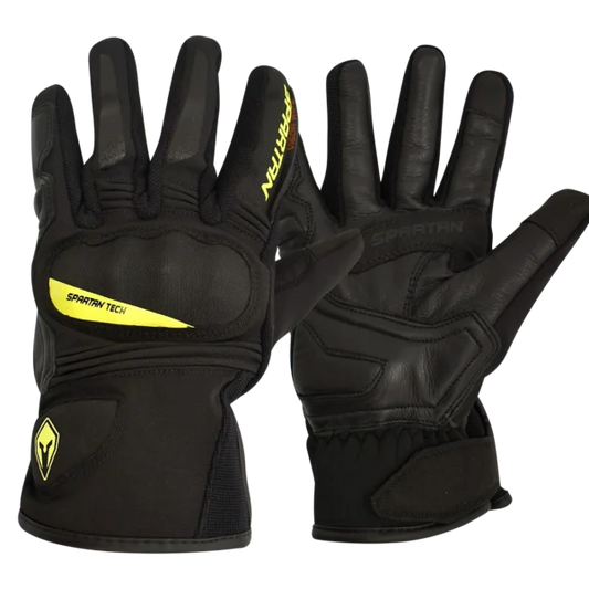 GUANTES PARA MOTO SPARTAN FIORE NEGRO VERDE