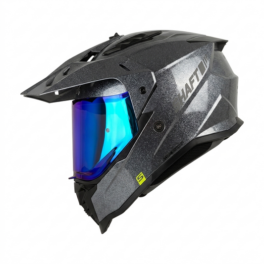 CASCO MULTIPROPOSITO SHAFT MX360 SOLID GRIS OSCURO CAMALEÓN