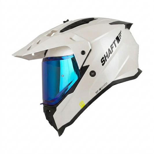 CASCO MULTIPROPOSITO SHAFT MX360 SOLID BLANCO PERLA