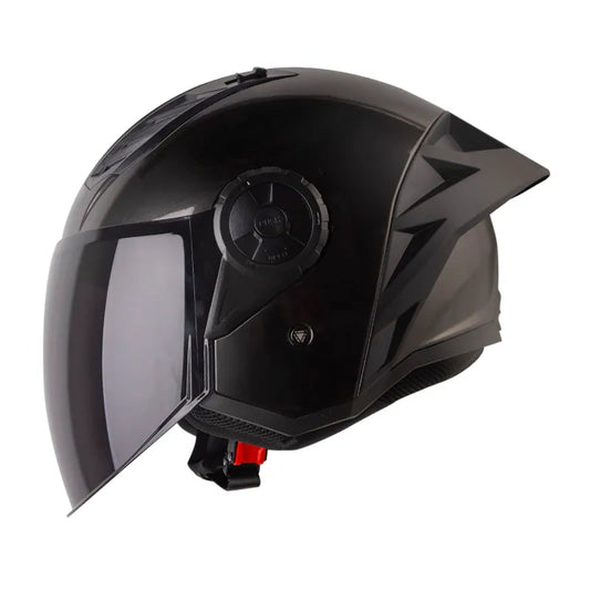 CASCO ABIERTO LS2 OF 616 AIRFLOW II JEANS TITANIUM