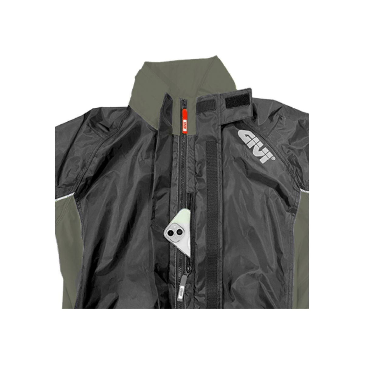 IMPERMEABLE GIVI ACQUARIDE 01 NEGRO VERDE
