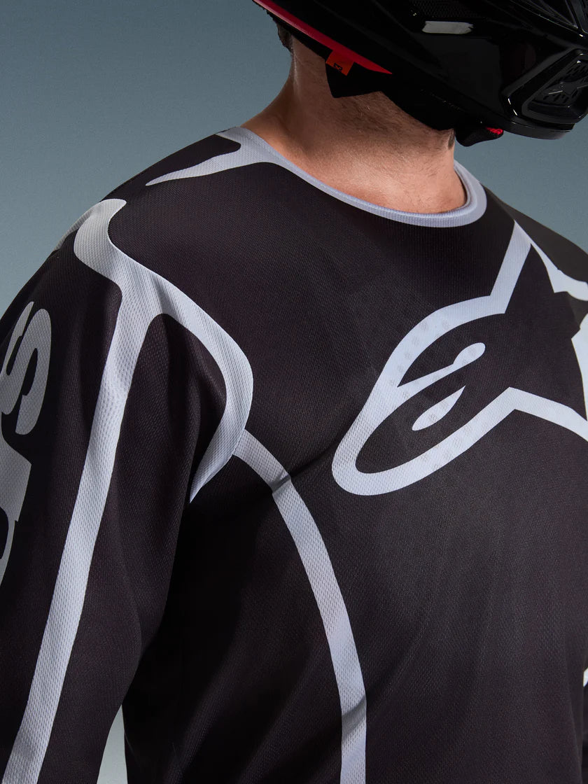JERSEY ALPINESTARS FLUID APEX NEGRO/GRIS
