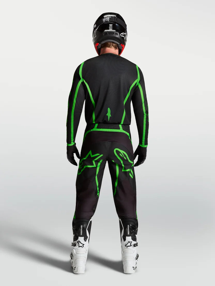 JERSEY ALPINESTARS FLUID APEX V2 NEGRO VERDE