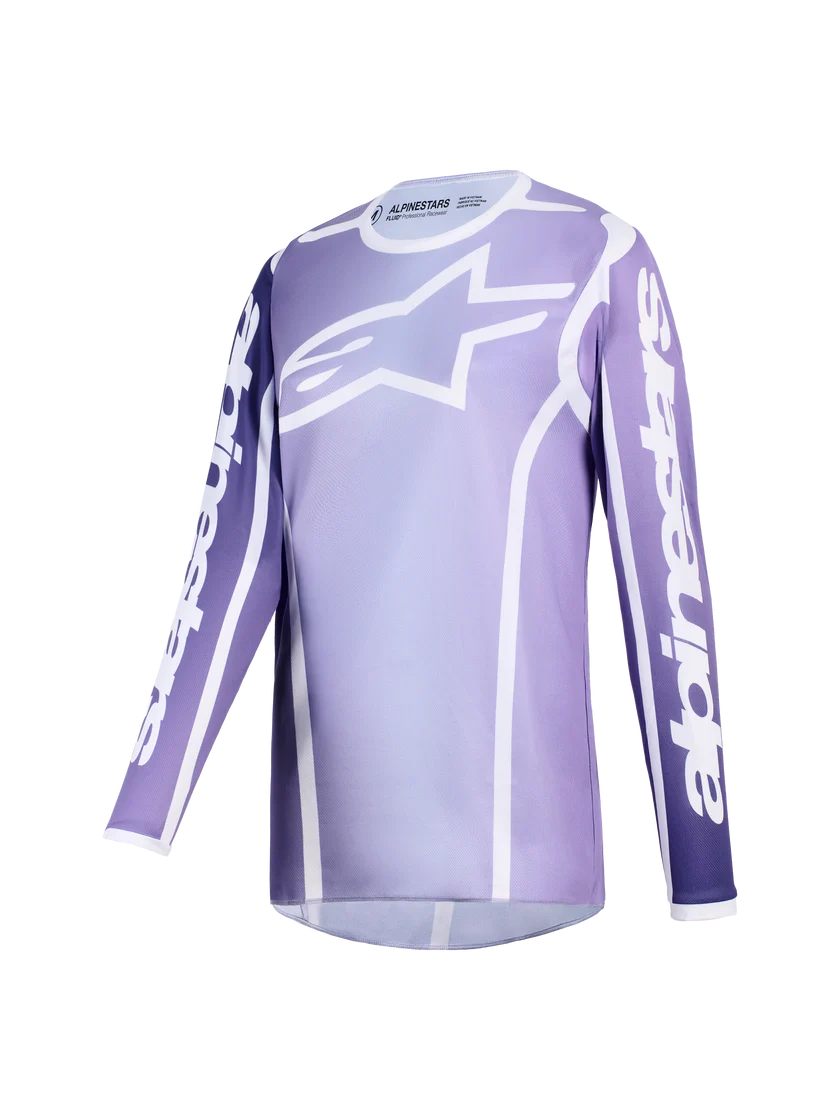 JERSEY ALPINESTARS STELLA FLUID APEX MORADO/BLANCO