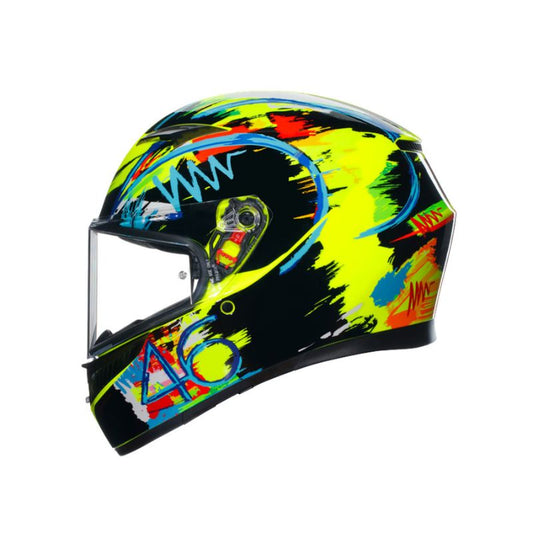 CASCO AGV K3 ROSSI WINTER TEST 2019 + PINLOCK ECE 2206