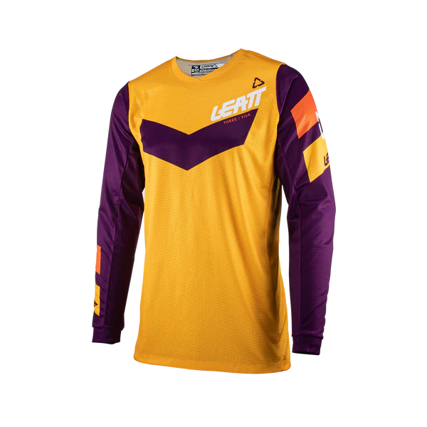 UNIFORME DE MOTOCROSS AMARILLO MORADO LEATT PARA NIÑO