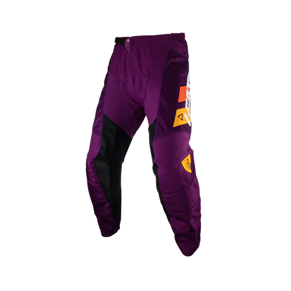 UNIFORME DE MOTOCROSS AMARILLO MORADO LEATT PARA NIÑO