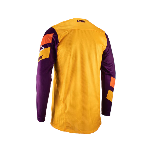 UNIFORME DE MOTOCROSS AMARILLO MORADO LEATT PARA NIÑO