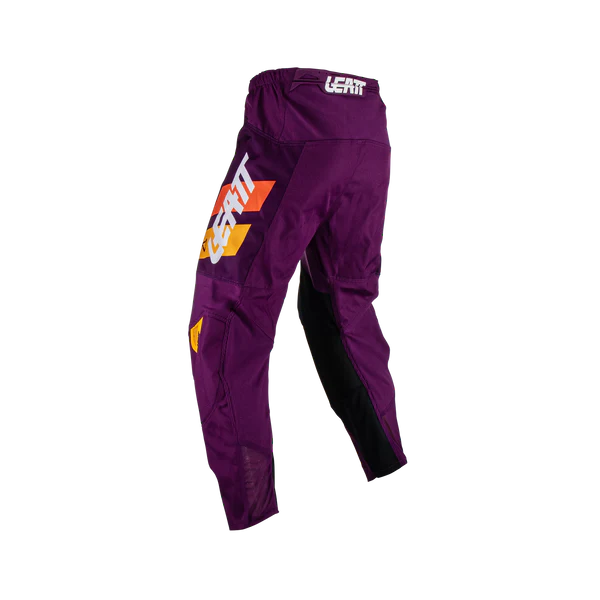 UNIFORME DE MOTOCROSS AMARILLO MORADO LEATT PARA NIÑO