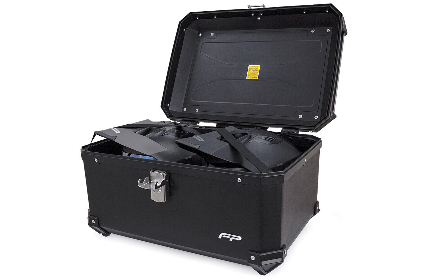 MALETERO FP MAVERICK NEGRO DE 60 LITROS POLIPROPILENO (DOS CASCOS) OFERTA