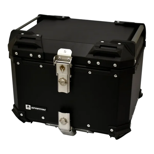 MALETERO SPARTAN ALUMINIO 45 LITROS NEGRO