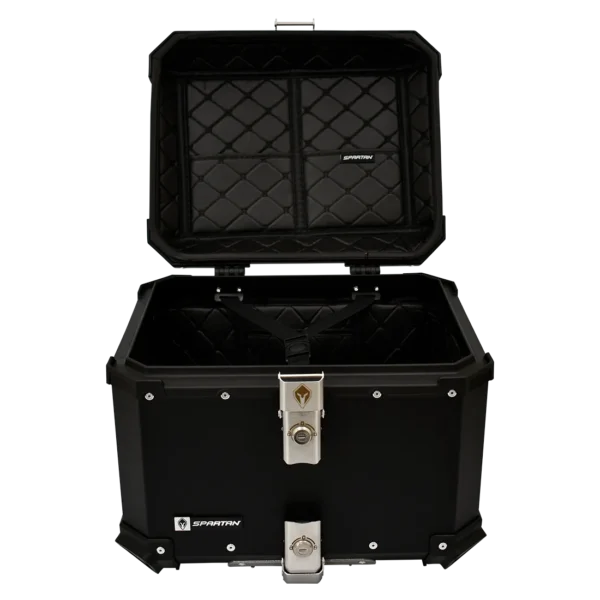 MALETERO SPARTAN ALUMINIO 45 LITROS NEGRO