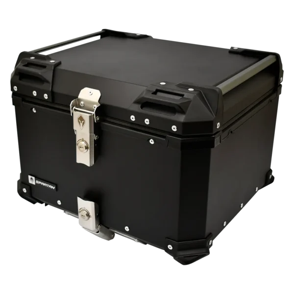 MALETERO SPARTAN ALUMINIO 57 LITROS NEGRO