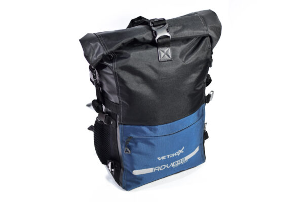 MORRAL IMPERMEABLE DE DOBLE CAPA VETROX DE 26 LITROS AZUL