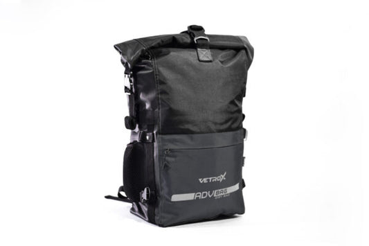 MORRAL IMPERMEABLE DE DOBLE CAPA VETROX DE 26 LITROS GRIS