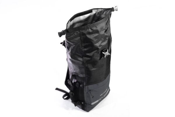 MORRAL IMPERMEABLE DE DOBLE CAPA VETROX DE 26 LITROS GRIS