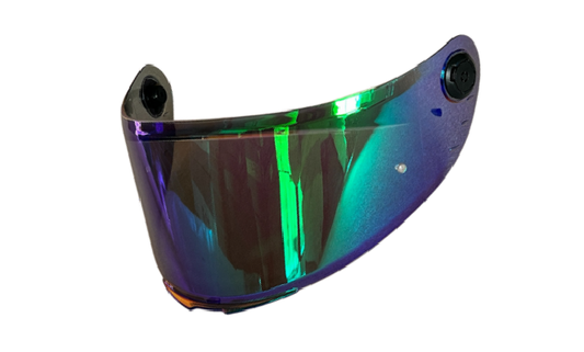 VISOR REPLICA COLOR VERDE IRIDIUM PARA MT TARGO S - REVENGE