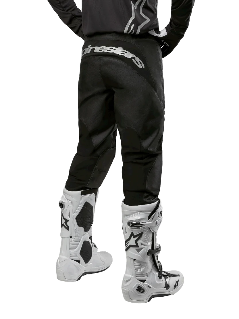 PANTALON MOTOCROSS ALPINESTARS FLUID GRAPHITE NEGRO PLATEADO