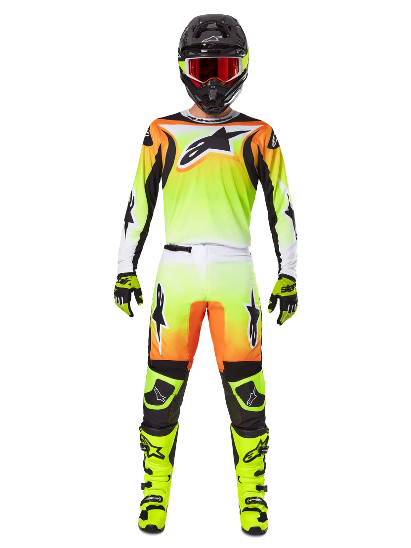 PANTALON MOTOCROSS ALPINESTARS FLUID WURX AMARILLO NEGRO