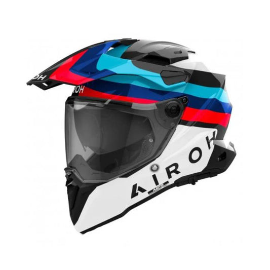 CASCO DUAL AIROH COMMANDER 2 DOOM COMPUESTO DE CARBONO