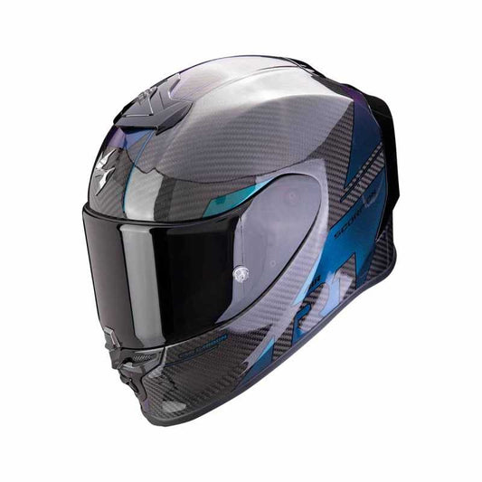 CASCO SCORPION EXO R1 EVO  CARBONO AIR CAMALEON