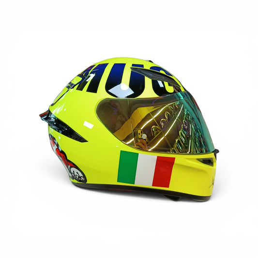 CASCO INTEGRAL AGV K1S ROSSI MUGELLO 2016 VISOR TRANSPARENTE + PINLOCK
