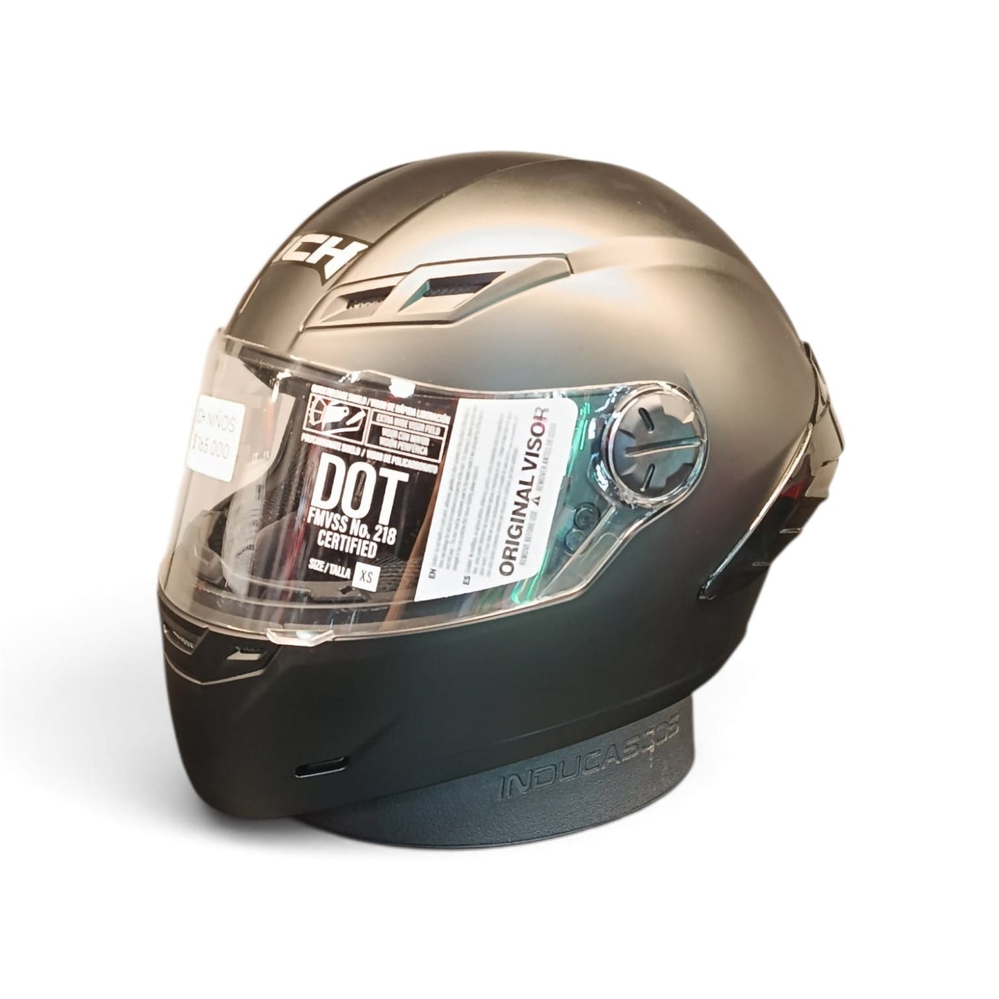 CASCO NIÑO/A INTEGRAL ICH 501SP S KIDS NEGRO MATE