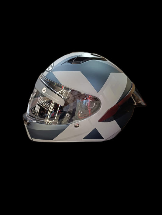 CASCO HJC C10 TEZ MC2SF + SPOILER TRASERO (ALERON) + PINLOCK