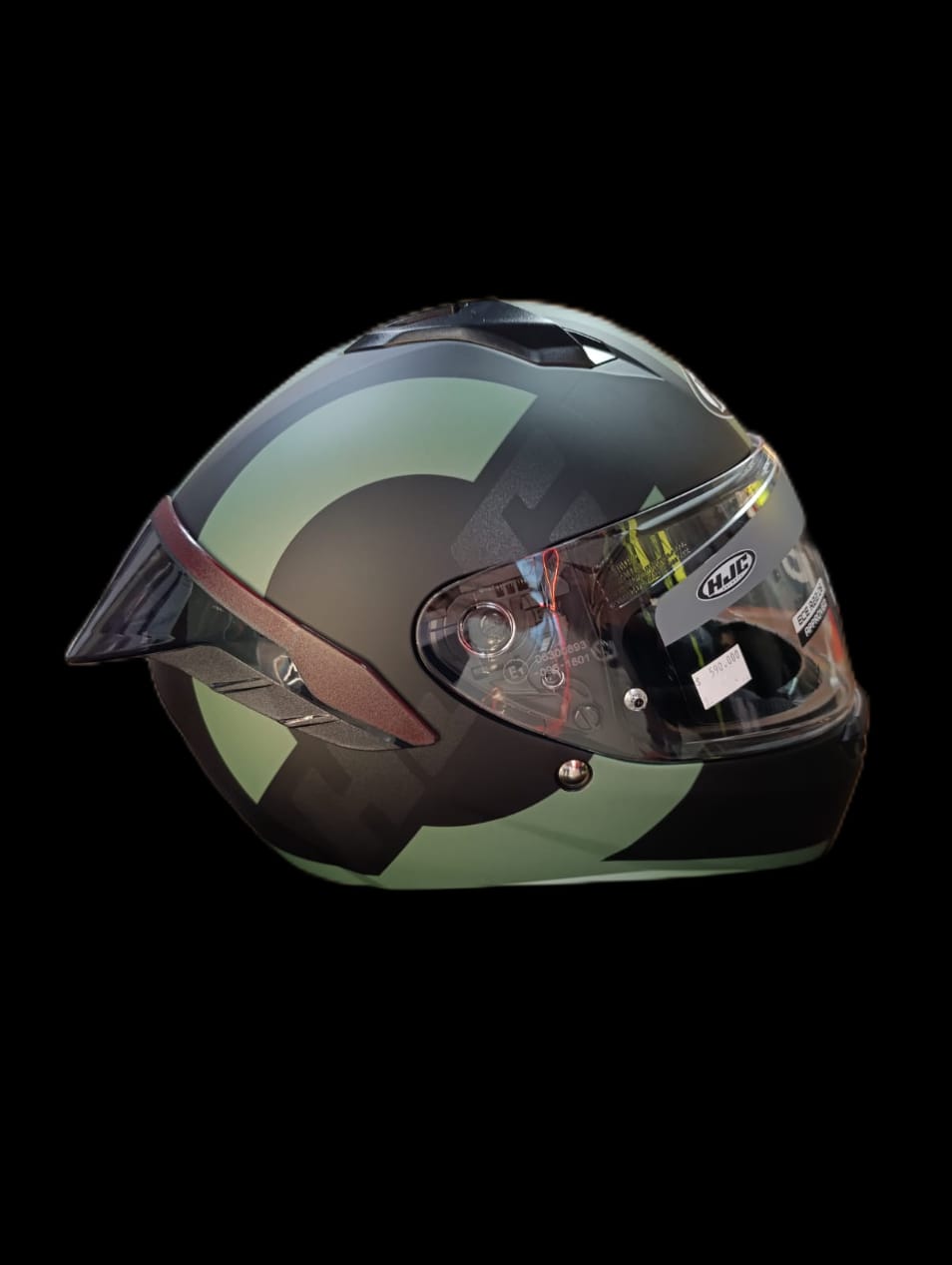 CASCO HJC C10 TEZ MC4SF + SPOILER TRASERO (ALERON)+ PINLOCK