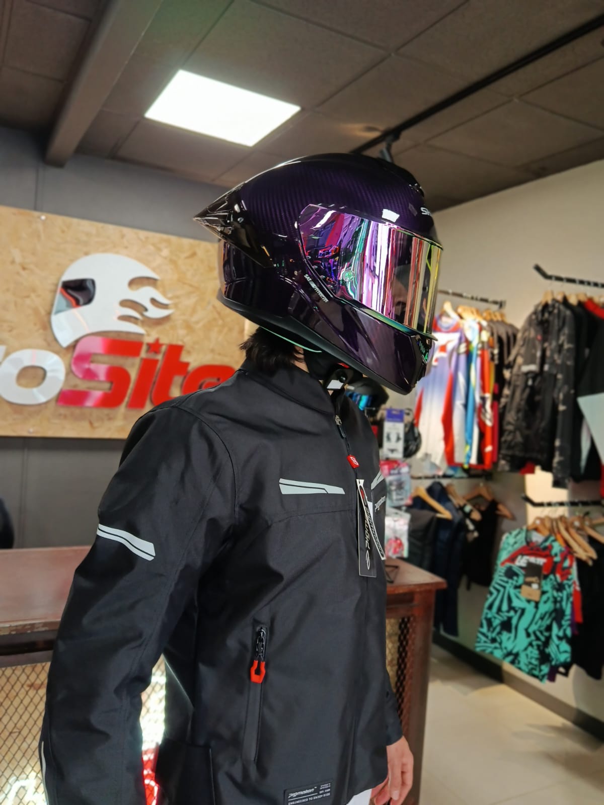 CASCO INTEGRAL SHAFT PRO 620C EVO SOLID MORADO 3K FIBRA DE CARBONO