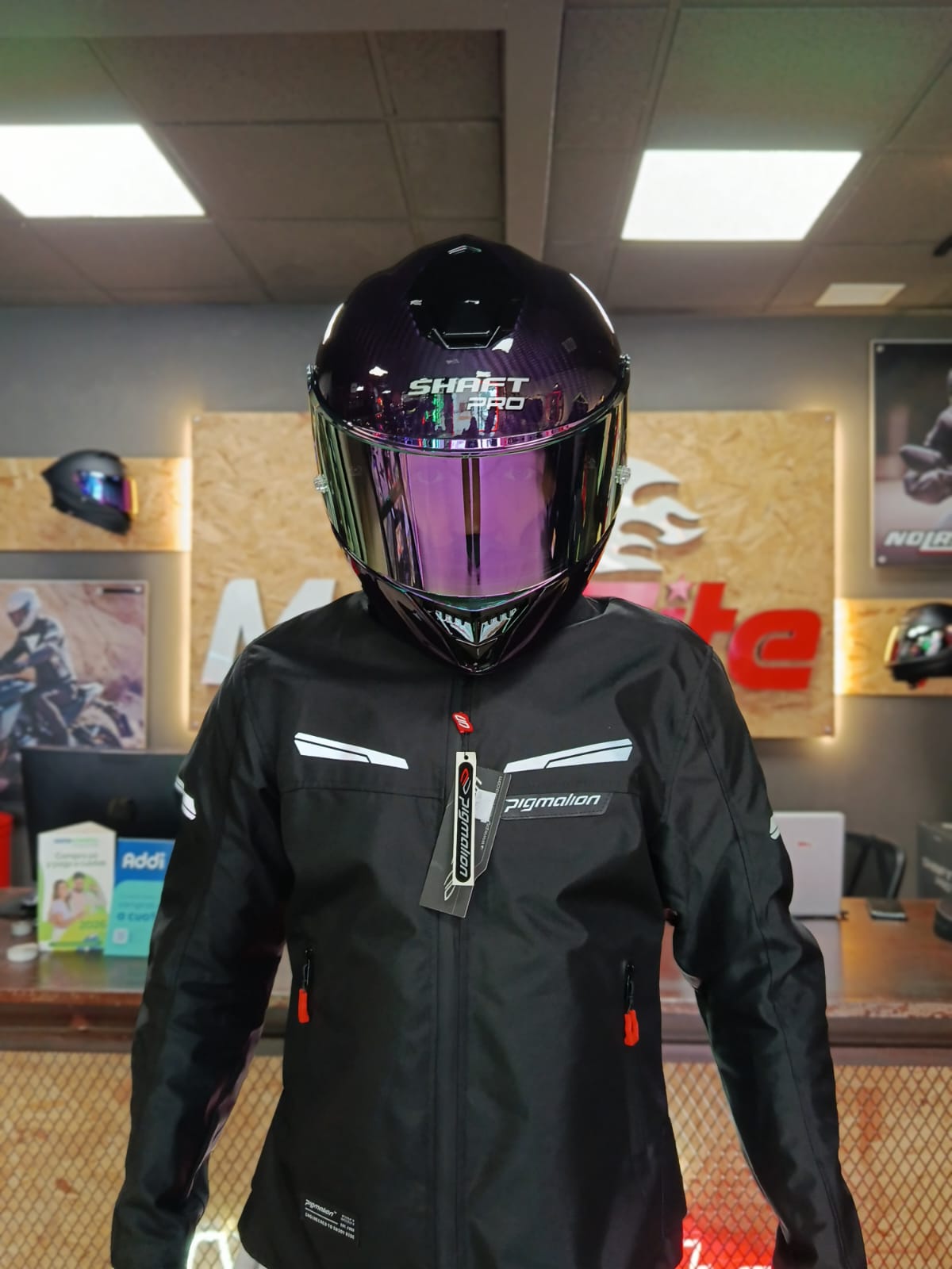 CASCO INTEGRAL SHAFT PRO 620C EVO SOLID MORADO 3K FIBRA DE CARBONO