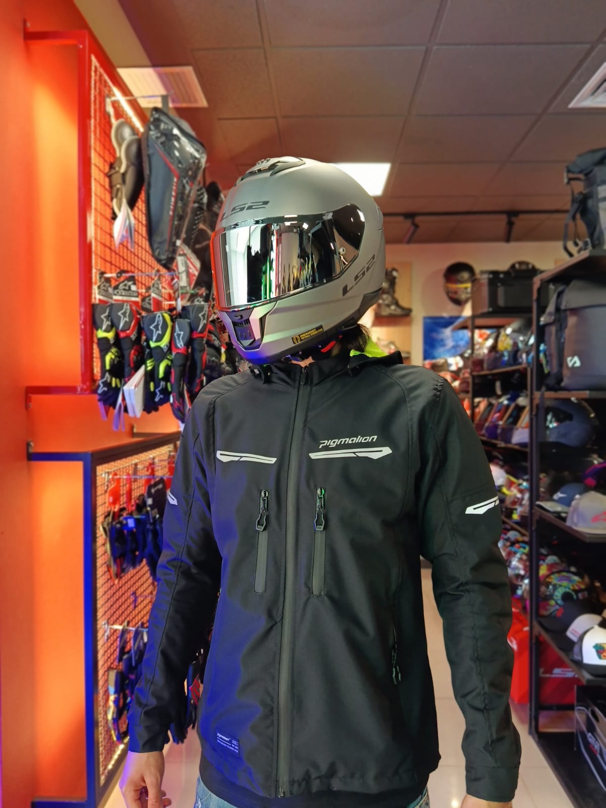 CASCO LS2 FF 808 STREAM II PLATEADO MATE
