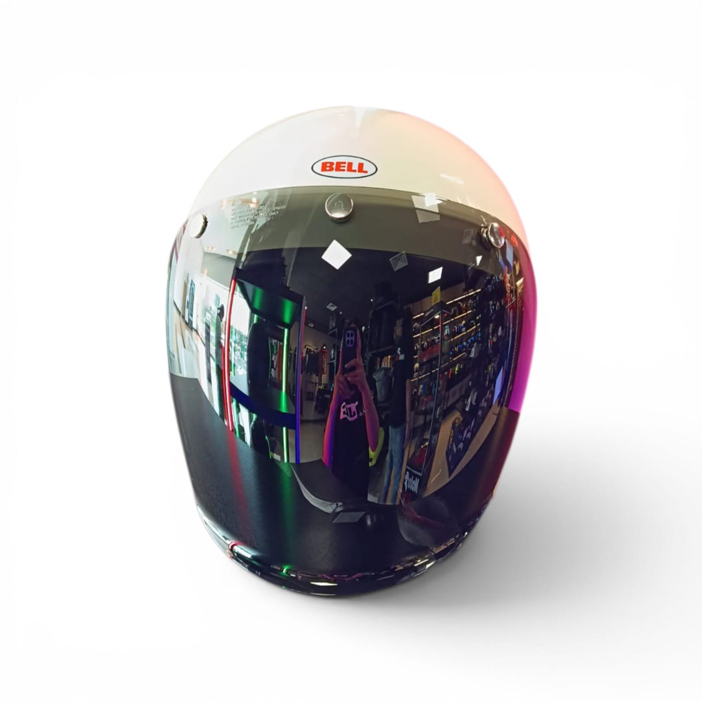 VISOR BELL 3 SNAP SHIELD DRK SMK AC COLOR HUMO
