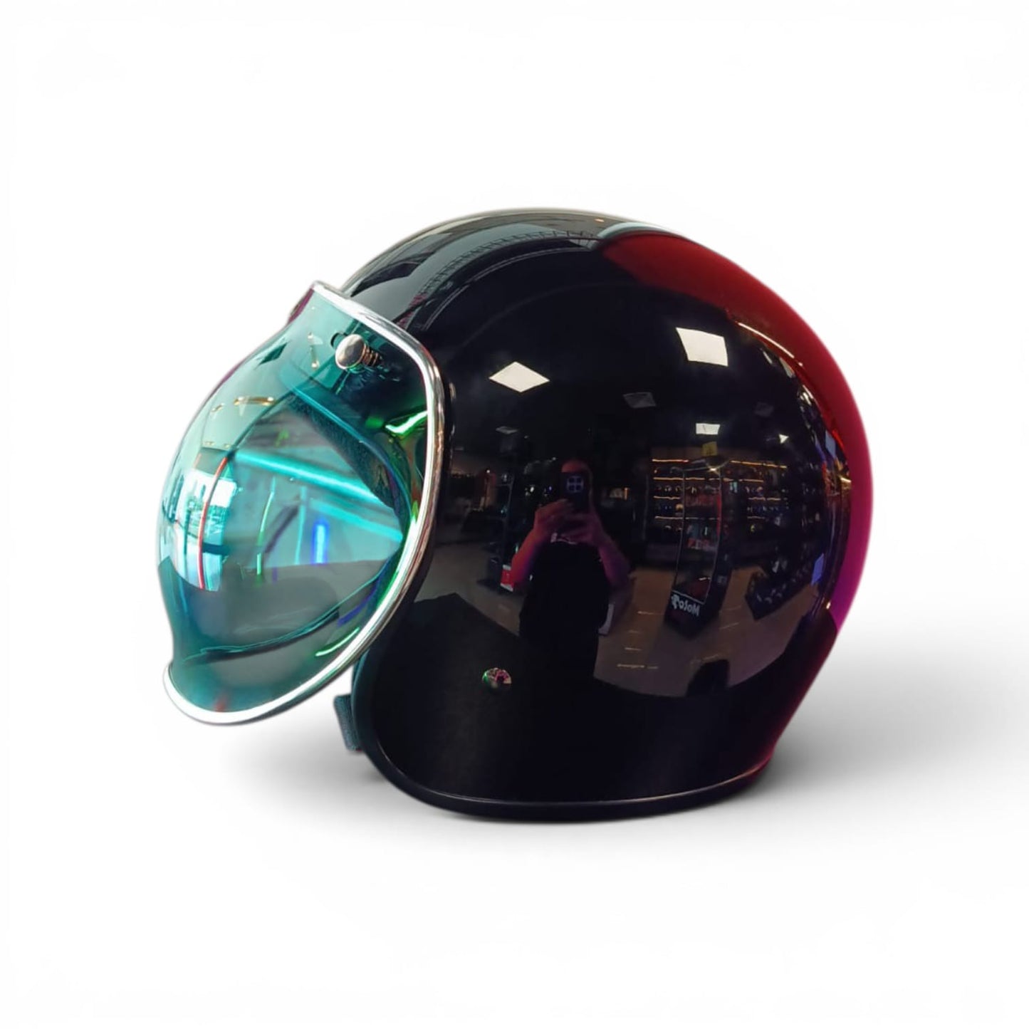 VISOR BELL 3 PTS DLX VERDE CLARO AC