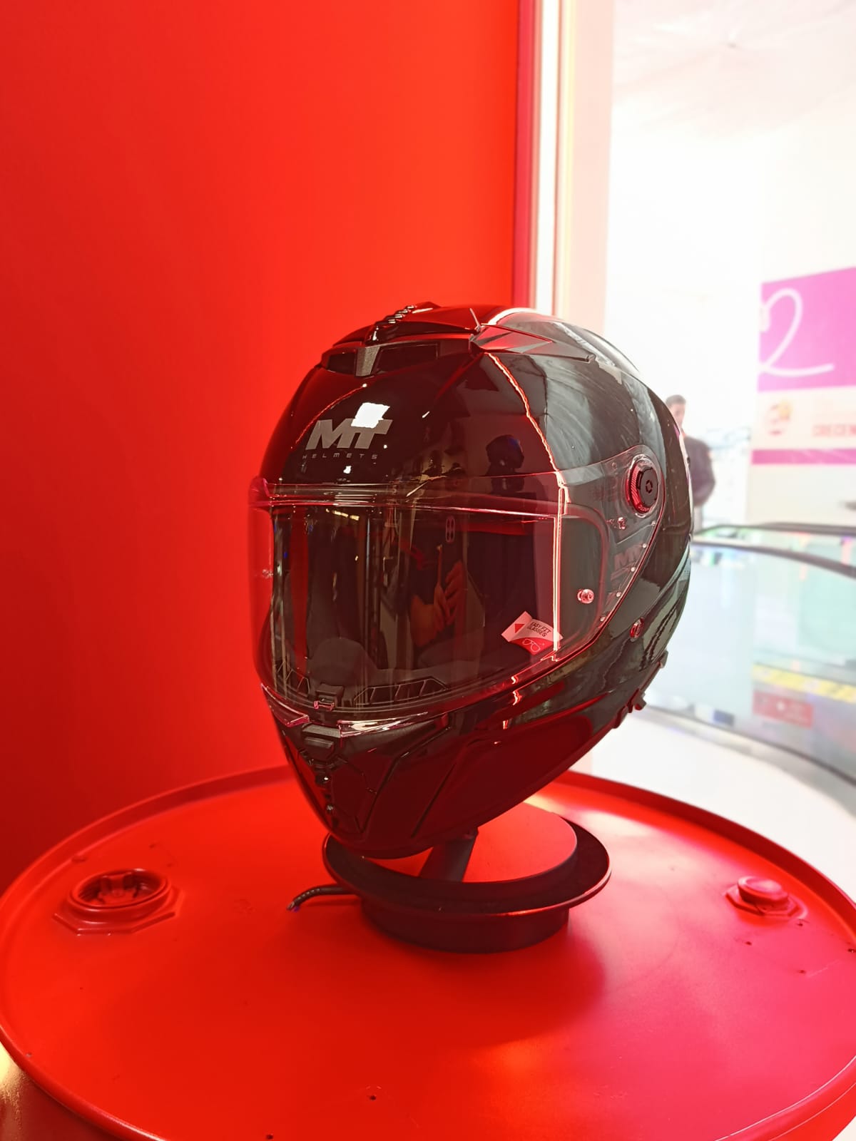 CASCO INTEGRAL  MT FF118SV THUNDER 4 SV PURE A1 NEGRO BRILLO