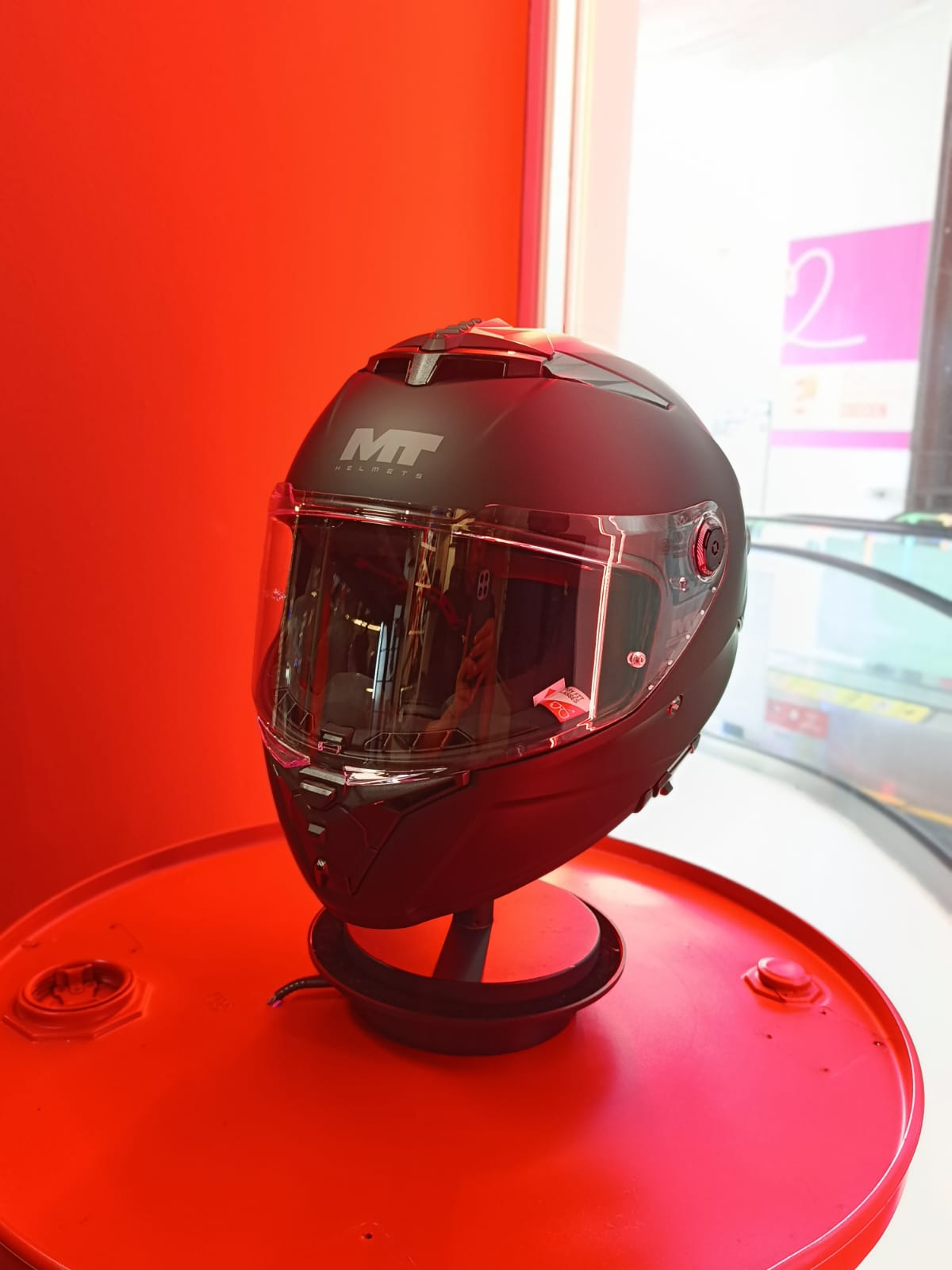 CASCO INTEGRAL  MT FF118SV THUNDER 4 R SV PURE A1 NEGRO MATE