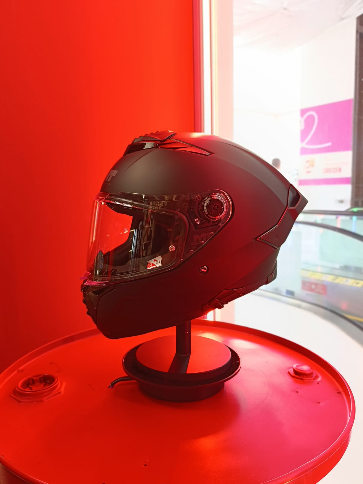 CASCO INTEGRAL  MT FF118SV THUNDER 4 R SV PURE A1 NEGRO MATE