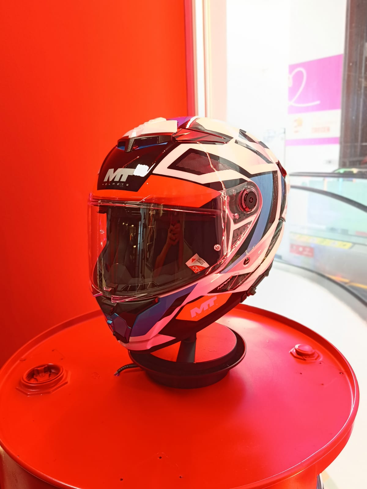 CASCO INTEGRAL  MT FF118SV THUNDER 4 R SV LABYRINTH A0 BRILLO