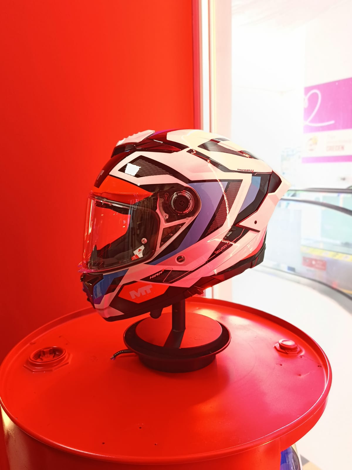 CASCO INTEGRAL  MT FF118SV THUNDER 4 R SV LABYRINTH A0 BRILLO