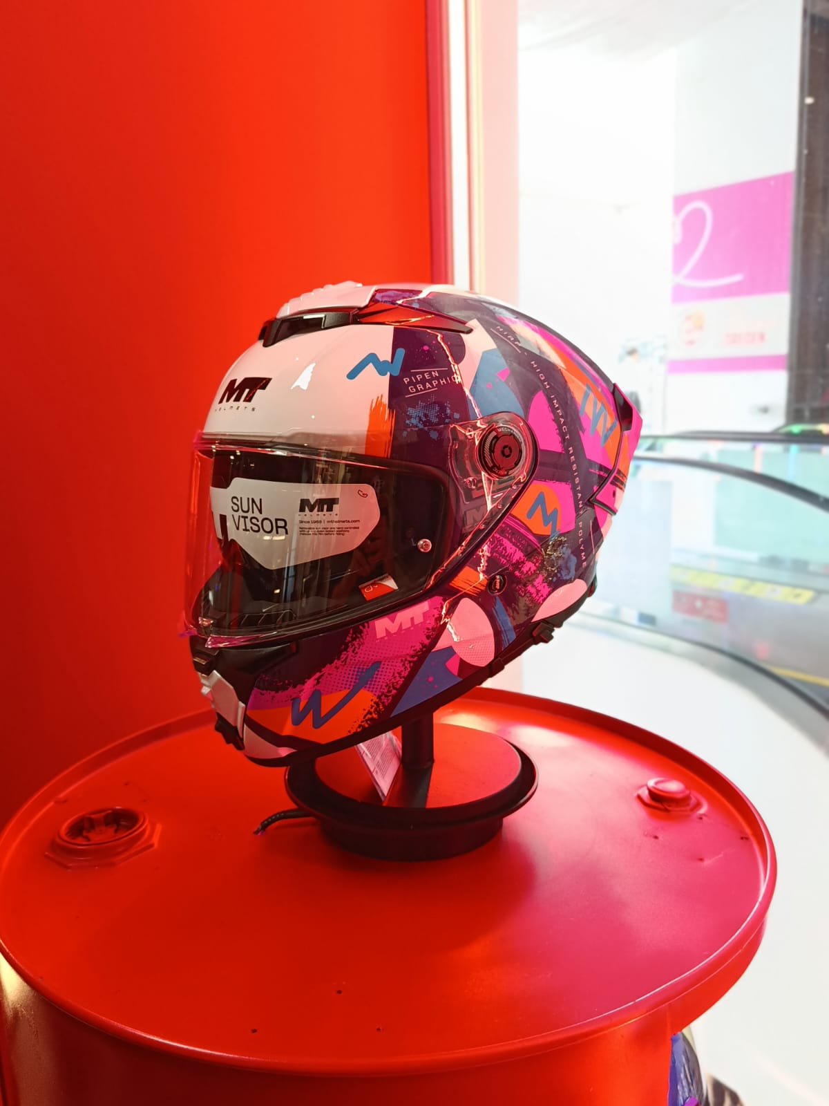 CASCO INTEGRAL  MT FF118SV THUNDER 4 R SV PIPEN C8 BRILLO