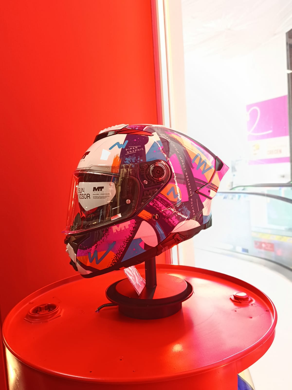CASCO INTEGRAL  MT FF118SV THUNDER 4 R SV PIPEN C8 BRILLO