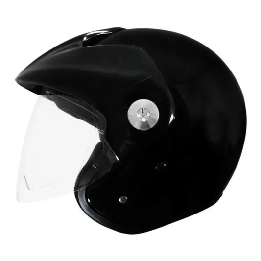 CASCO ZEUS 507 NEGRO BRILLANTE ABIERTO TIPO JET