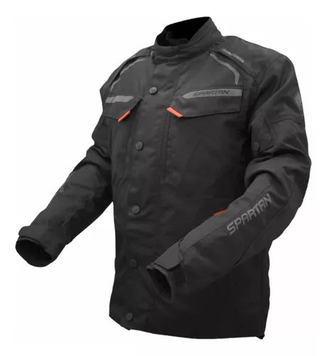 CHAQUETA SPARTAN TOURMALET CON PROTECCIONES NEGRA